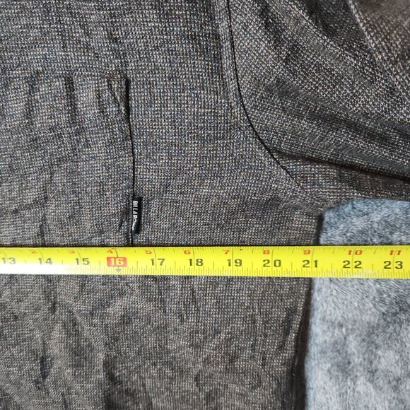 Billabong Shirt Mens Small Brown Button Cotton Casual Long Sleeve Pocket EUC - Picture 8 of 9